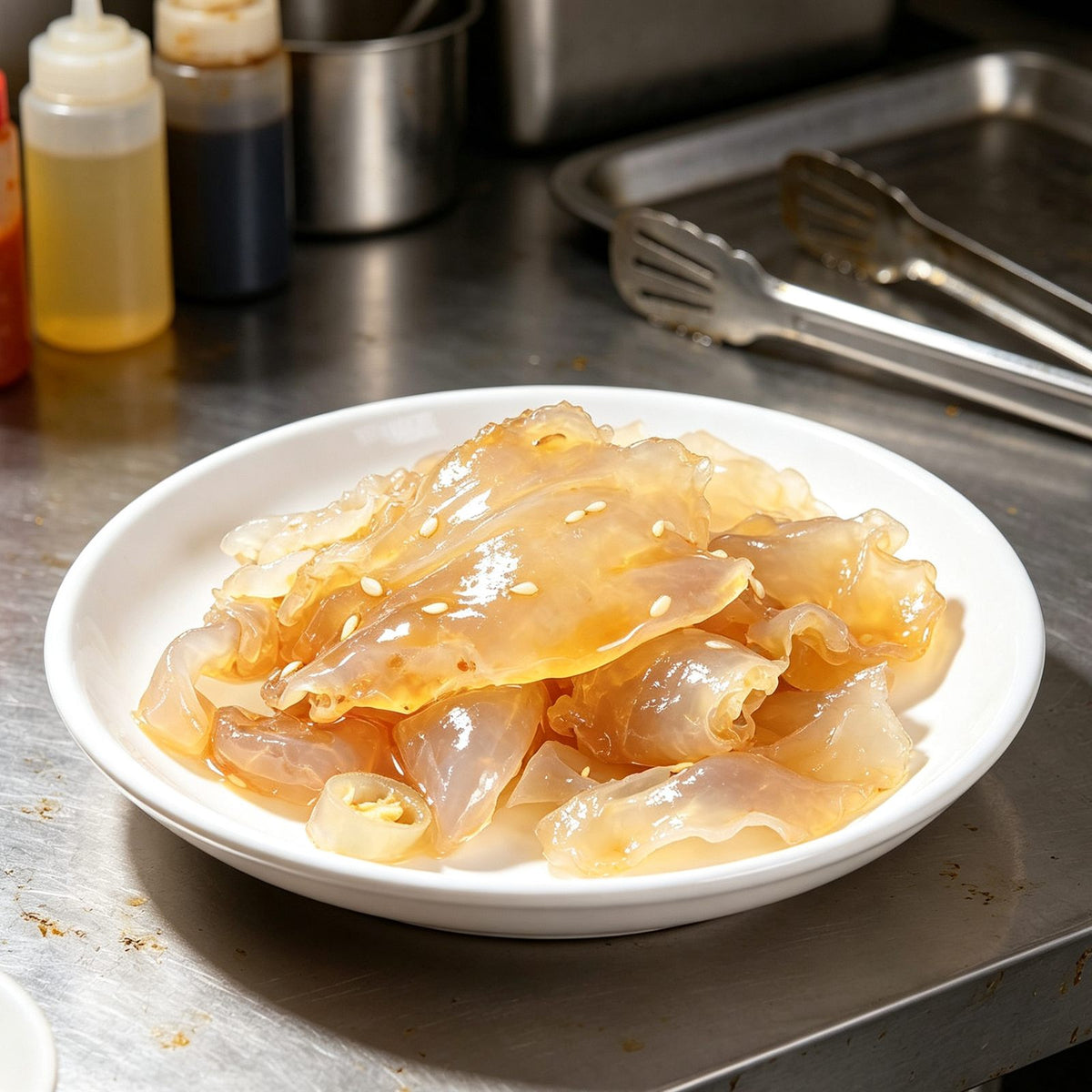 Fresh Jellyfish Salad Sesame Dressing