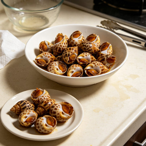 Fresh Sea Snails Ready to Serve